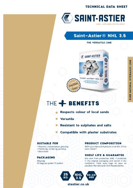 Saint Astier Nhl Lc Technical Data Sheet Nbs Source