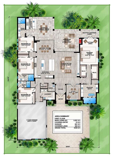 Houseplans.pro has many styles and types of house plans ready to customize to your exact specifications. Florida Retreat - 86037BW | Architectural Designs - House ...
