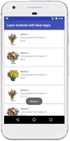 create custom layout  cardview  android learn programming