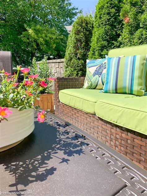Easy Patio Updates For Summer Green With Decor Easy Patio Summer