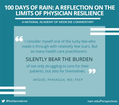 In today's current time, terror, religion and racism are the main headlines. 100 Days of Rain: A Reflection on the Limits of Physician Resilience - National Academy of ...