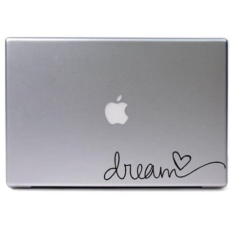 Laptop Mac Dream Apple Macbook Funny Decal Matte Black Skins Stickers