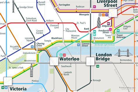 Map Of London Rail Lines United States Map