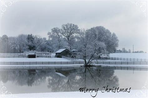 Winter Farm Photograph By Donna Gough Fine Art America
