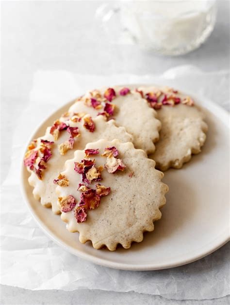 Rose Cardamom Shortbread Cookies The Baker S Almanac