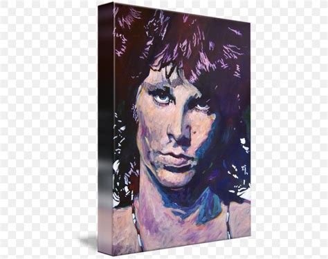 Jim Morrison Canvas Print Painting Art Png 447x650px Jim Morrison