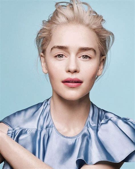 Emilia clarke's hair is now targaryen blond — permanently!for the past eight years of filming game of thrones, emilia clarke has worn a platinum blond wig. Pin by Nabeghew on Emilia Clarke | Emilia clarke, Soft ...