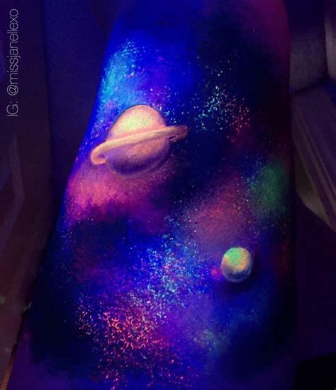 Galaxy Uv Body Painting By Missjanellexo On Deviantart