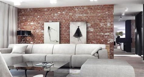 38 Beautiful Living Rooms With Exposed Brick Walls Brick
