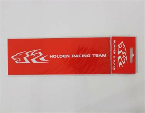 Hrt Bumper Sticker Decal Offical Holden Racing Team Merchandise Man