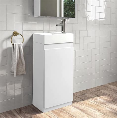 Buy Belofay 400 Mm Flat Pack Floor Standing Vanity Unit With Basin