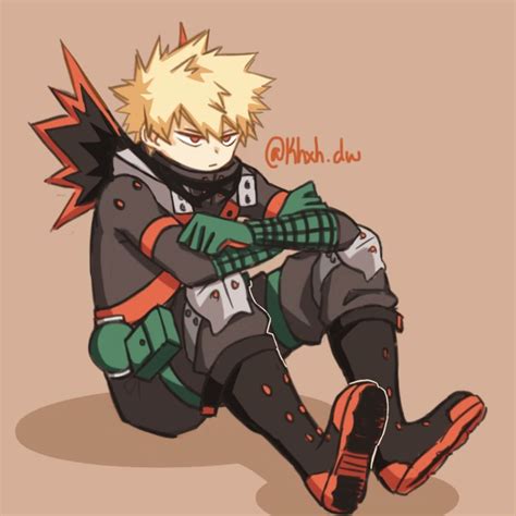 Bakugou Katsuki Winter Suit Small Print Anime Bnha My Etsy Ireland