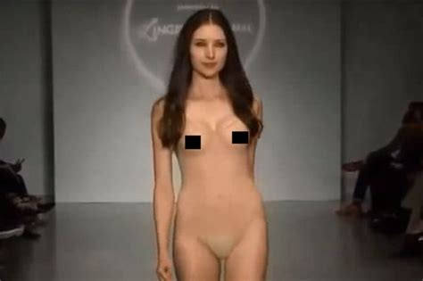 Catwalk In The Nude Designer Sends Naked Down The Catwalk Circus Com