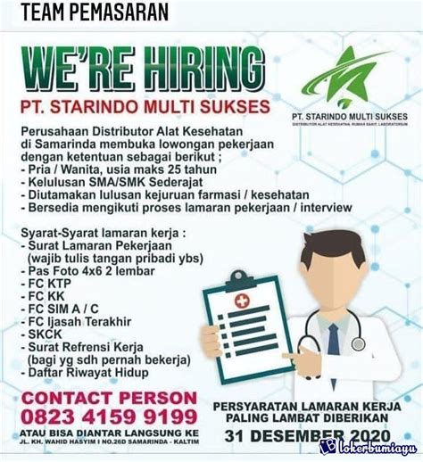 Cari loker yang ijasah smp. Lowongan Kerja Sebagai Team pemasaran Januari 2021