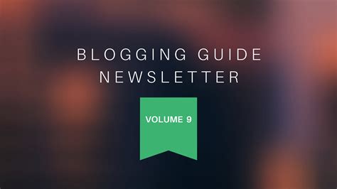 March Earnings Newsletter Blogging Guide Monthly Newsletter By