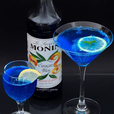 Swapnas Cuisine Blue Lagoon Cocktail