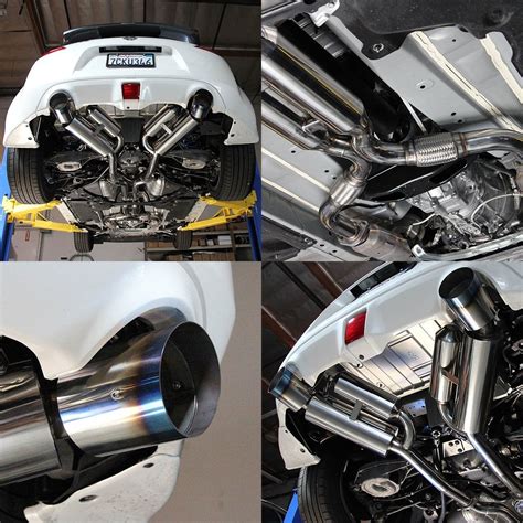 Dna Motoring Dna Stainless Steel Catback Exhaust System W Burnt Tips