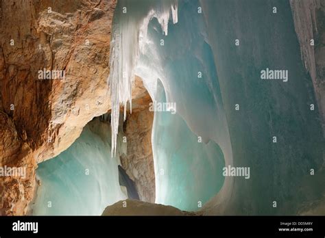 Austria Werfen View Of Eisriesenwelt Ice Cave Stock Photo Alamy