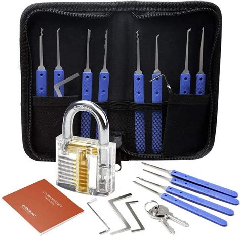 Lock Pick Set Eventronic 17 Piece Lock Picking Tools With 1 Clear