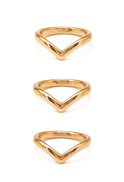 Forever 21 Pointed Ring Set Rings Ring Sets Accessories