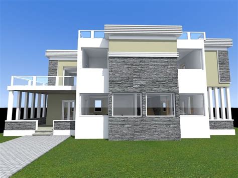 32 For Redesign My House And Render With A Modern Flat Roof With