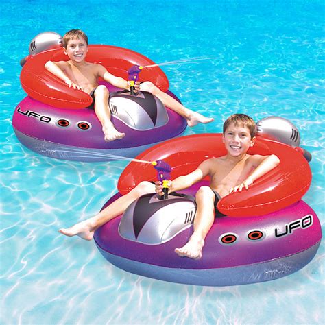 Swimline 45 Ufo Squirter Swimming Pool Inflatable Float 2 Pack
