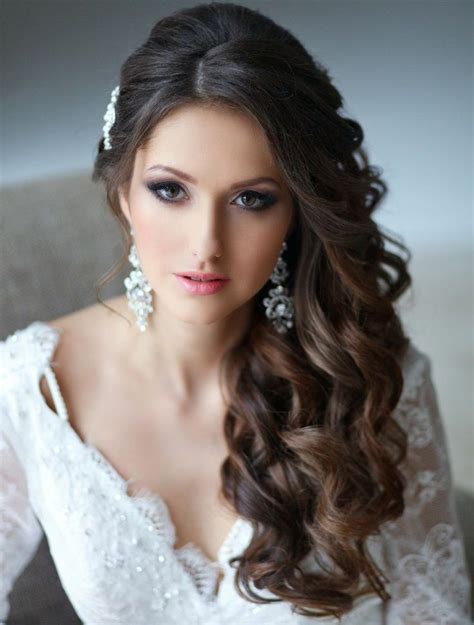 A curly updo with a hair vine to keep it in place is a cool casual option. 314 best Bridal Hair & Makeup images on Pinterest | Hair makeup, Wedding hair styles and Wedding ...