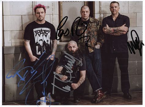 Rancid Band Fully Signed Photo 1st Generation Print Ltd 150