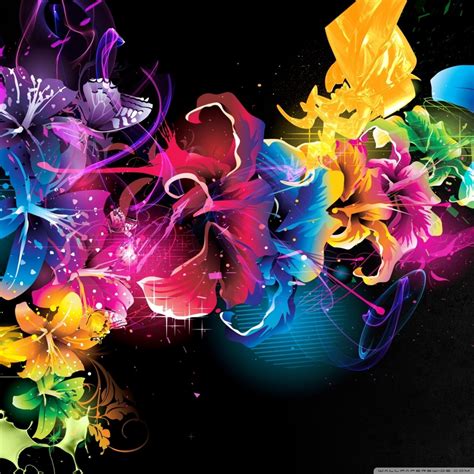 Colorful Flowers Ultra Hd Desktop Background Wallpaper For