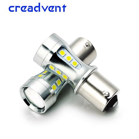 2x Led P21w 1156 Ba15s S25 18 Smd 3030 Car Tail Light Bulb 6000k White