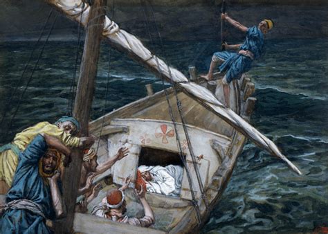 The disciples woke him and said to him, teacher, don't you care if we drown? he was asleep, but the bible says that god doesn't slumber nor sleep. marine oil paintings: December 2010