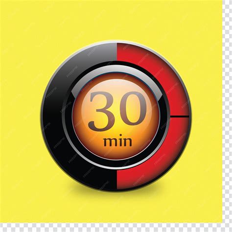 Premium PSD | 30 Minute timer icon