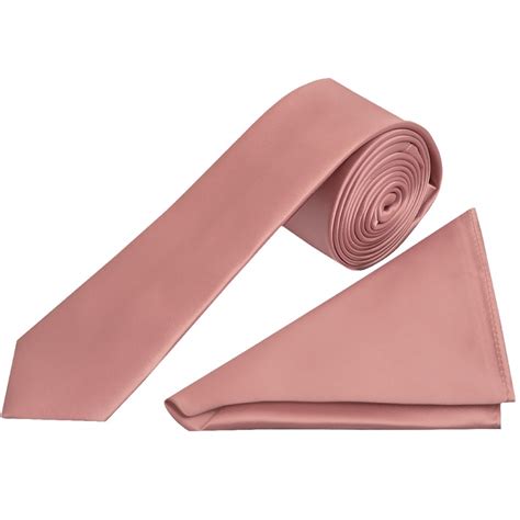 Check spelling or type a new query. Rose Gold Satin Skinny Tie and Handkerchief