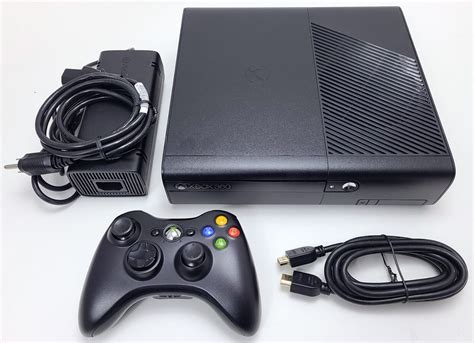 Microsoft Xbox 360 E System Black Video Game Console 250gb Wireless Bundle 360e Ebay