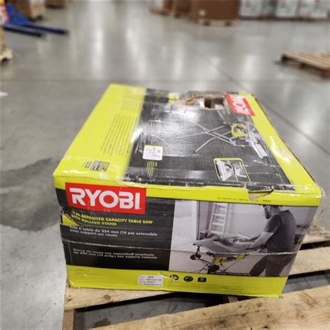 New Ryobi 15 Amp 10 In Expanded Capacity Table Saw With Rolling Stand
