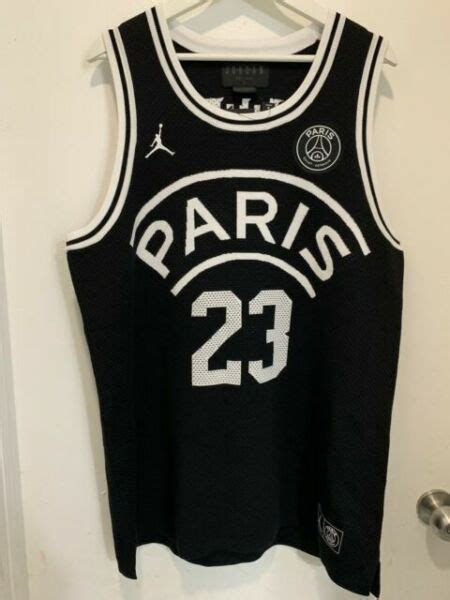 Jordan X Paris Saint Germain Psg Knit Basketball Jersey Size Xl Bq4204
