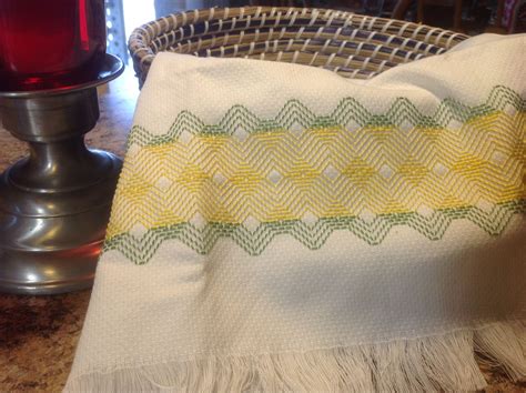 Swedish Weaving On Huck Towel Huck Towels Swedish Embroidery Swedish