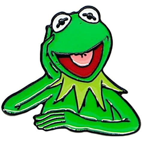 Mainstreet Classics Kermit The Frog 1 Inch Tall Enamel Metal Pin