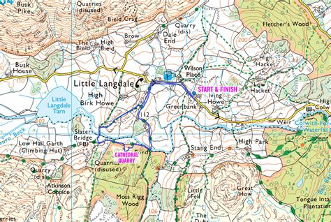 The Best Cathedral Quarry Walk Route From Little Langdale In The Lake