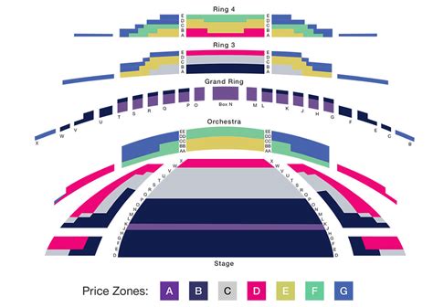 Seating Chart The National Ballet Of Canada