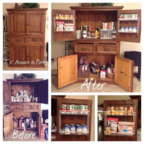 My Own Armoire Turned Pantry Mini Makeover The Drawer On The Left