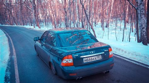 Black Sedan Car Russian Cars Lada Vaz Hd Wallpaper Wallpaper Flare