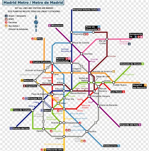 Transit cepat Madrid Metro Adolfo Suárez Madrid Barajas Airport Peta peta sudut