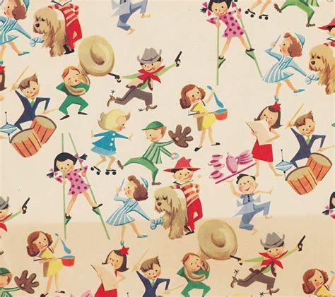 50 Vintage Childrens Wallpaper On Wallpapersafari