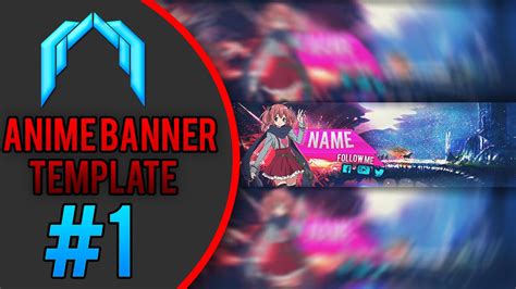 Top 2 Anime Banner Template 1 Youtube