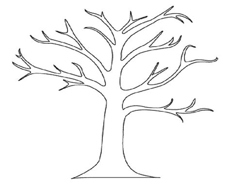 Bare Tree Coloring Page Az Coloring Pages