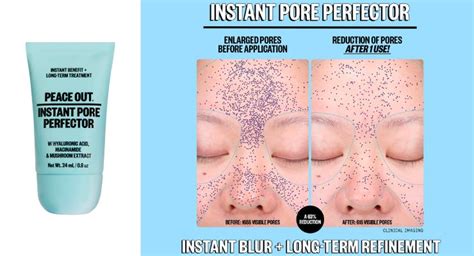Peace Out Skincare Launches Instant Pore Perfector Beauty Packaging