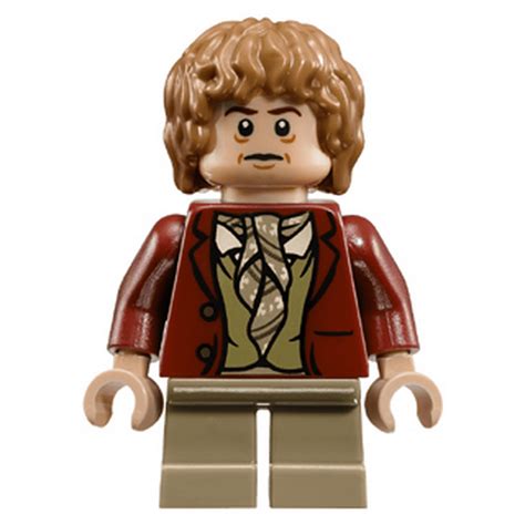 Lego Lotr The Hobbit Bilbo Baggins Dark Red Coat Minifigure Walmart