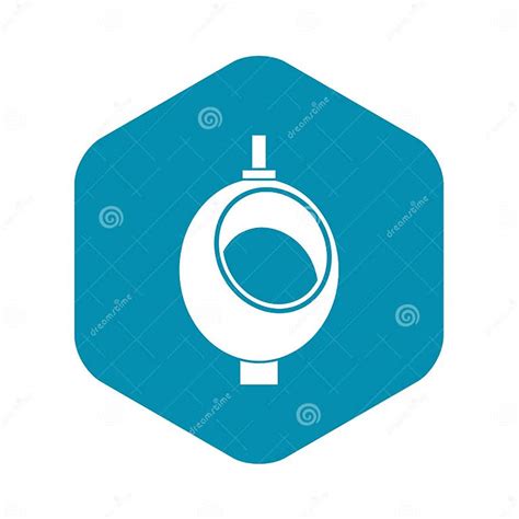 Urinal Or Chamber Pot For Men Icon Simple Style Stock Vector