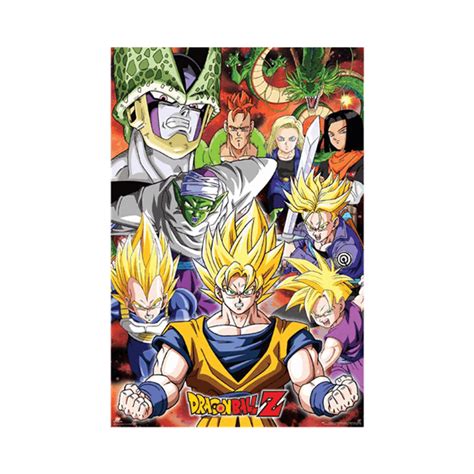 He is considered by some to be the best dbz villain. Dragon Ball Z - Cell Saga Poster - Wall Art - ZiNG Pop Culture